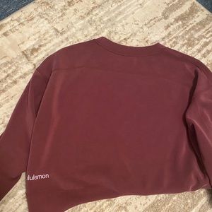 Lululemon perfectly oversized cropped crew